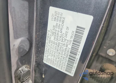 2022 Honda Ridgeline Rtl from USA, damaged, VIN 5FPYK3F76NB005612